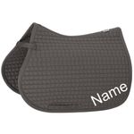 ESKADRON anthrazit Cotton VS-Schabracke mit individuellem Namen bestickt 