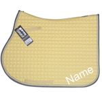 ESKADRON banana Cotton Vielseitigkeit-Schabracke mit individuellem Namen bestickt