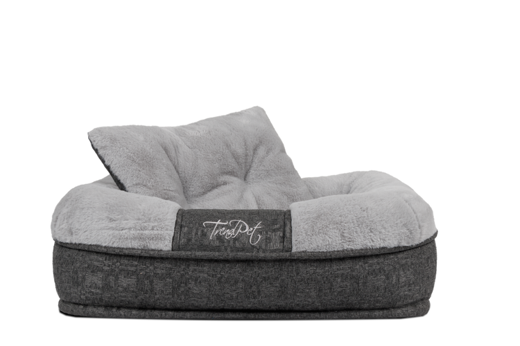 TrendPet Hundebett Luna Lounge in Grau