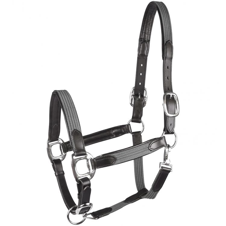 Waldhausen Star Halfter Mix in grau/schwarz