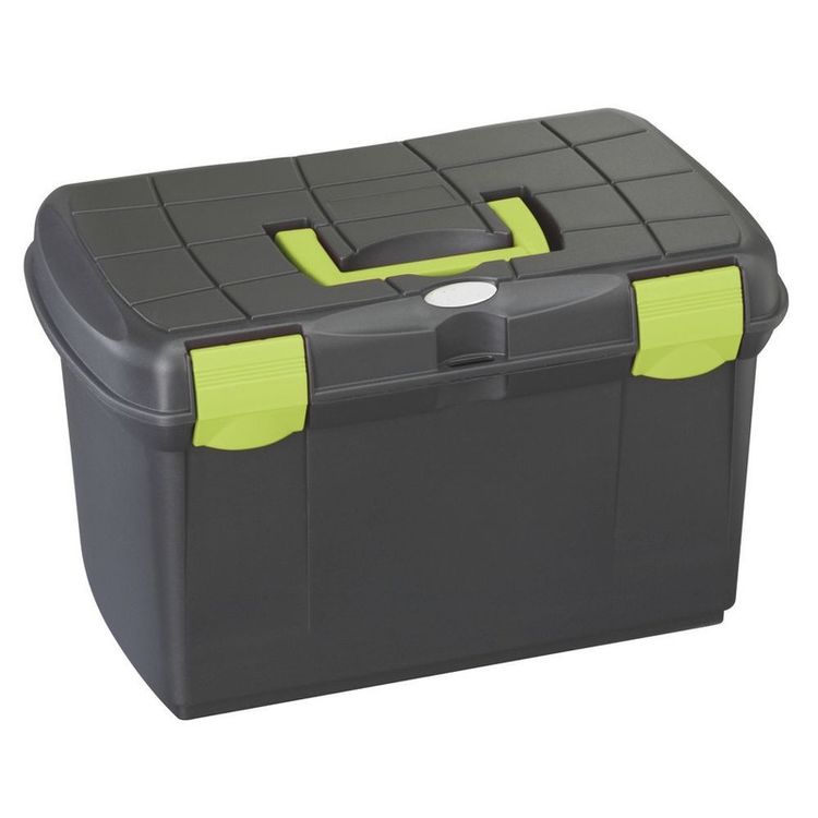 Euroriding Putzbox Arrezzo in schwarz/pistazie