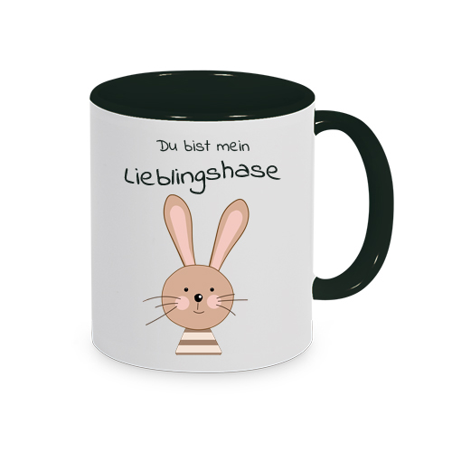 Tasse: Du bist mein Lieblingshase
