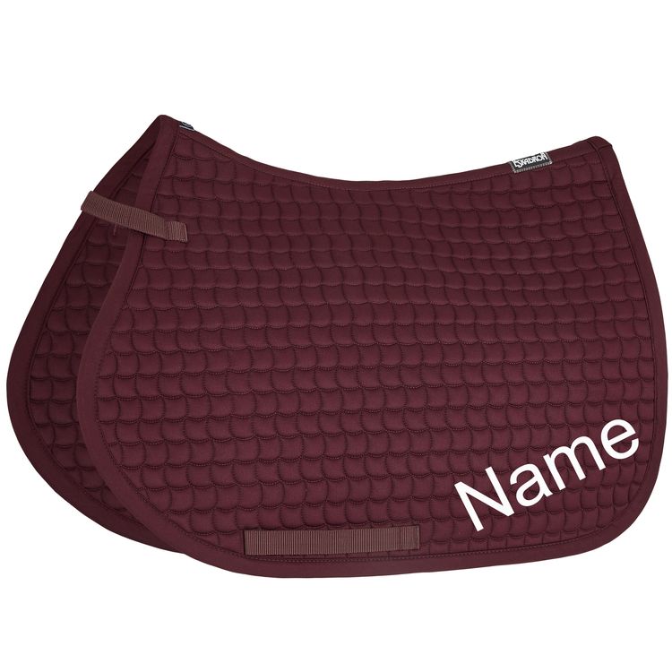 ESKADRON blackberry Cotton Pony VS-Schabracke mit individuellem Namen bestickt