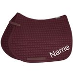 ESKADRON blackberry Cotton Pony VS-Schabracke mit individuellem Namen bestickt