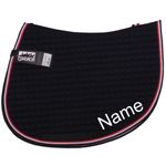 ESKADRON navy/chilli Cotton Spring-Schabracke mit individuellem Namen bestickt