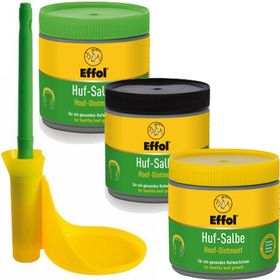 Effol Huf Salbe gelb, grün und schwarz inkl. Pinselfix