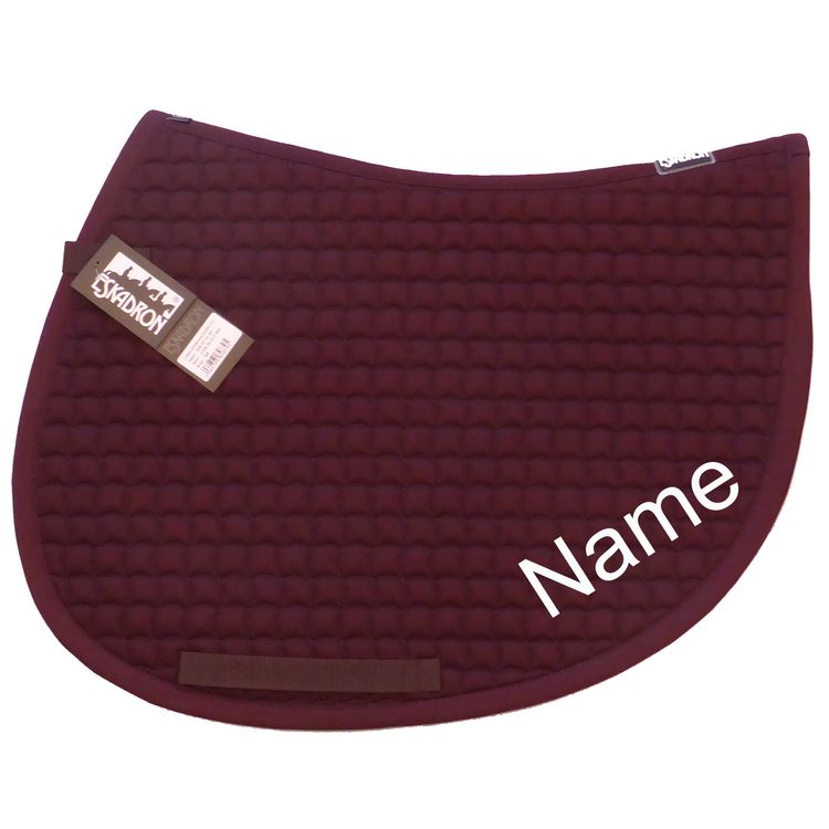 ESKADRON blackberry Cotton Spring-Schabracke mit individuellem Namen bestickt