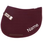 ESKADRON blackberry Cotton Spring-Schabracke mit individuellem Namen bestickt