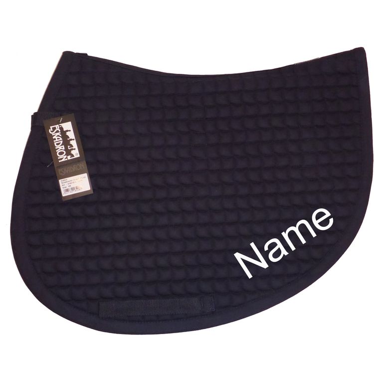 ESKADRON navy Cotton Spring-Schabracke mit individuellem Namen bestickt