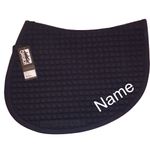 ESKADRON navy Cotton Spring-Schabracke mit individuellem Namen bestickt