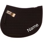 ESKADRON black Cotton Spring-Schabracke mit individuellem Namen bestickt