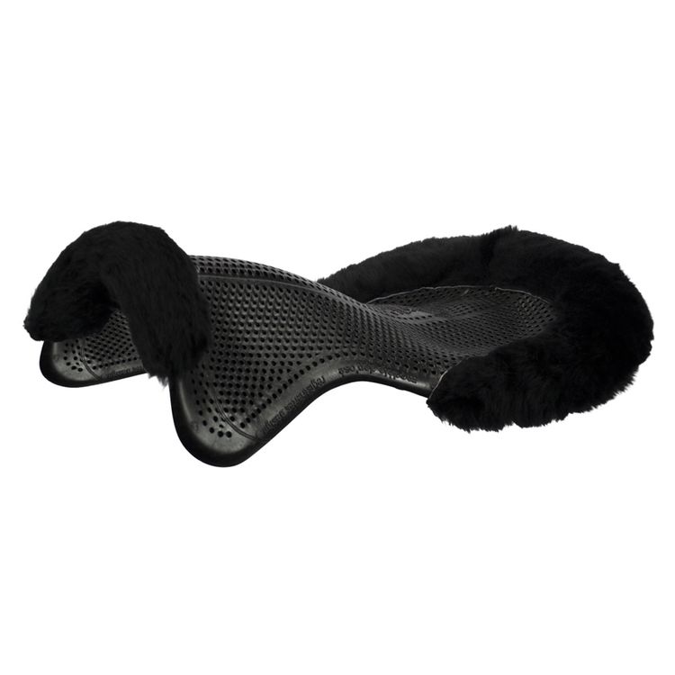 Acavallo Gel Pad THERAPEUTIC mit Lammfell - black , M - AC168