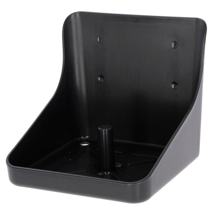 Lecksteinhalter in schwarz
