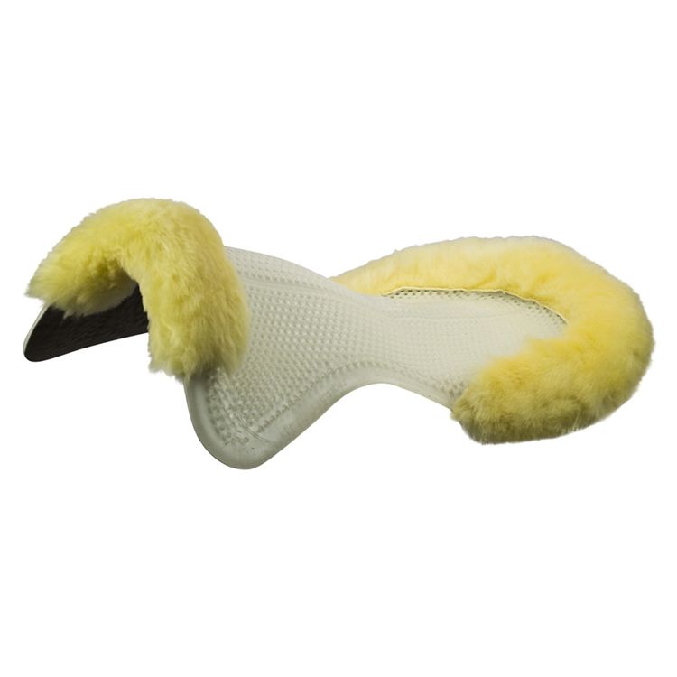 Acavallo Therapeutisches Gelpad Drilex 1/2 Lammfellrand natur M, AC181