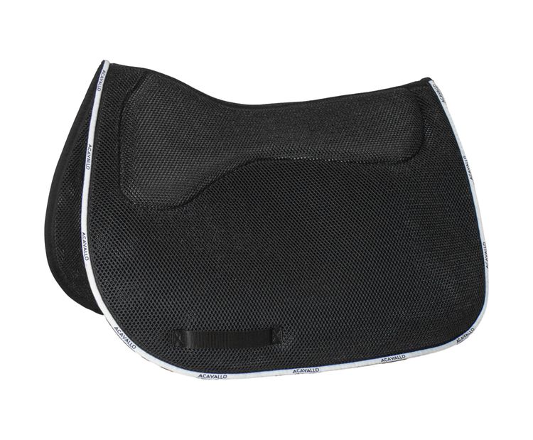 Acavallo 3D Spacer Memory Foam Schabracke Jump in schwarz - AC246