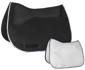 Acavallo 3D Spacer Memory Foam Schabracke Jump in weiß - AC246