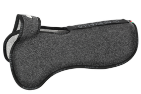 Acavallo Widerristfreies Konfigurations-Taschenpad doppelseitig Filz - hinten erhöht - charcoal/grey  AC836