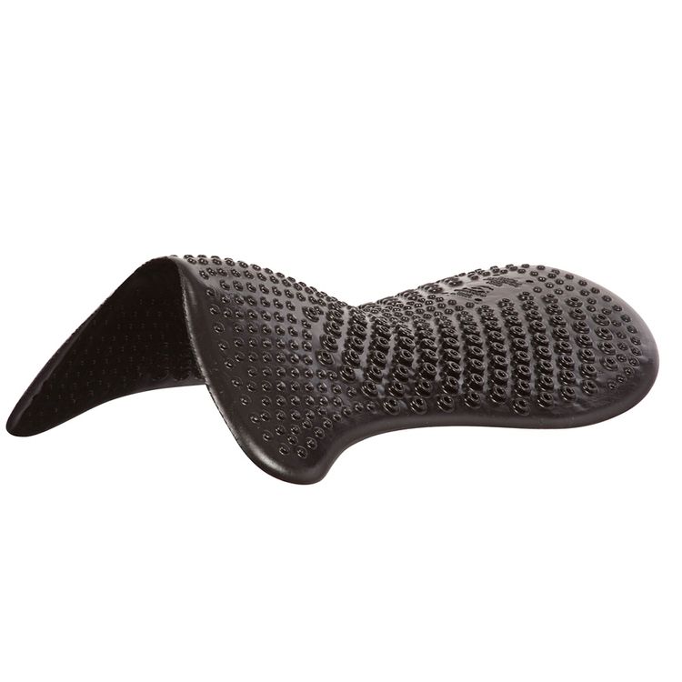 Acavallo Gel Pad Massage hinten erhöht - black , onesize AC123