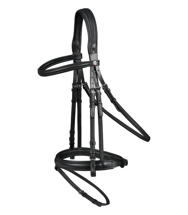 Waldhausen Trensenzaum X-line Supersoft in schwarz