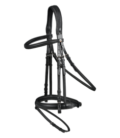 Waldhausen Trensenzaum X-line Supersoft in schwarz