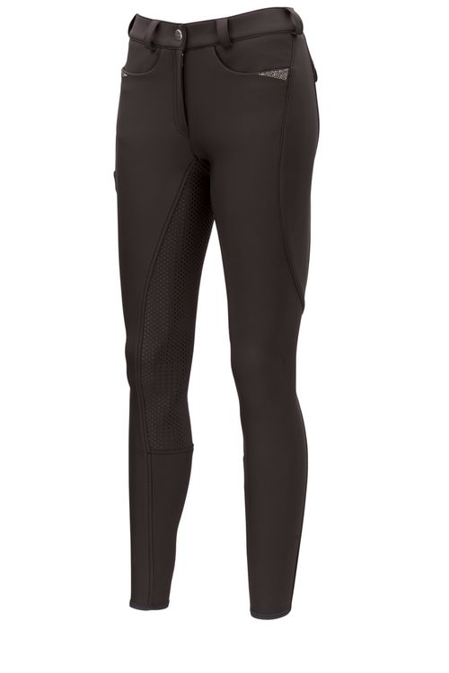 Pikeur Winter Softshell Reithose Laure Grip in brown