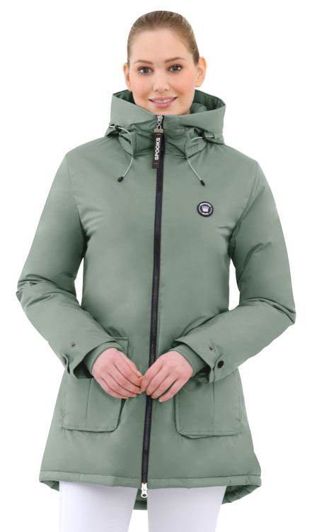 Spooks Mantel Larissa in stormy green