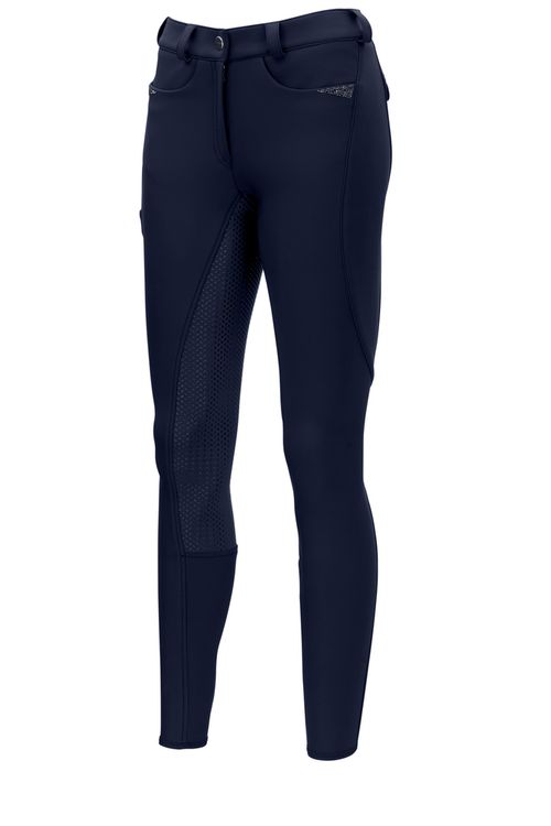 Pikeur Reithose Laure Winter Softshell Grip in nightblue