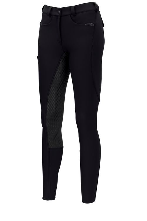 Pikeur Reithose Laure Winter Softshell Grip in black