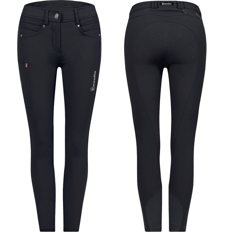 Cavallo Damenreithose Softshell Carole in black