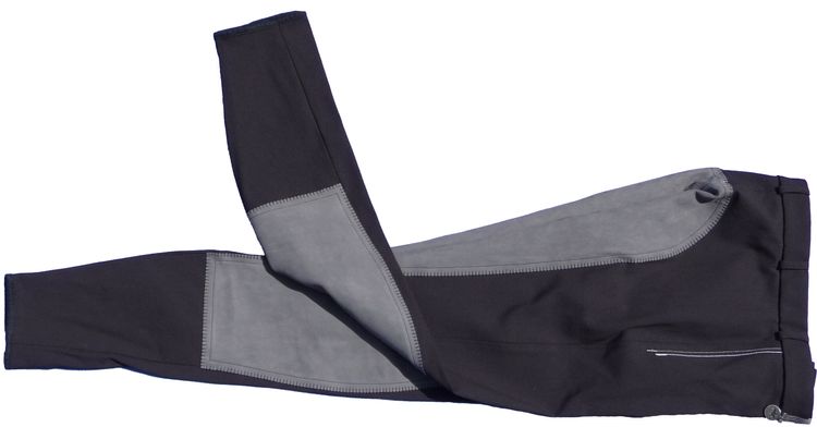 Pikeur Kinder Reithose Lugana II Kontrast in schwarz/grey, Gr. 146