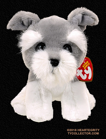 Ty Dog Harper, grau/weiß, ca. 15 cm