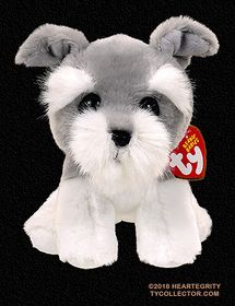 Ty Dog Harper, grau/weiß, ca. 15 cm 