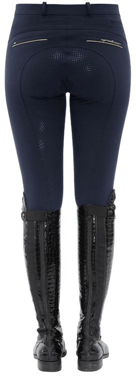 Spooks Reithose Full Grip Annber in Navy