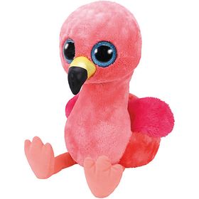 Ty 368488 Flamingo Gilda, Beanie Boos, pink, ca. 15 cm 