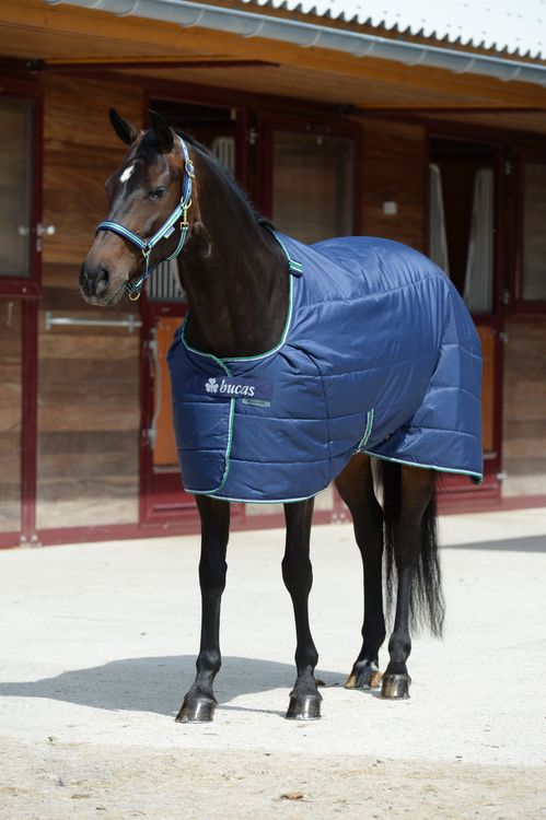 Bucas Stalldecke Quilt Silk feel 300g. in navy