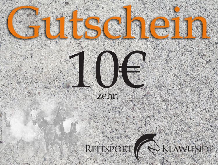 Geschenkgutschein 10 Euro