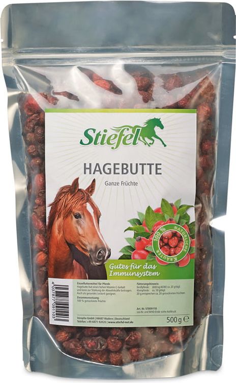 Stiefel - Hagebutte, ganze Früchte 500g Tüte