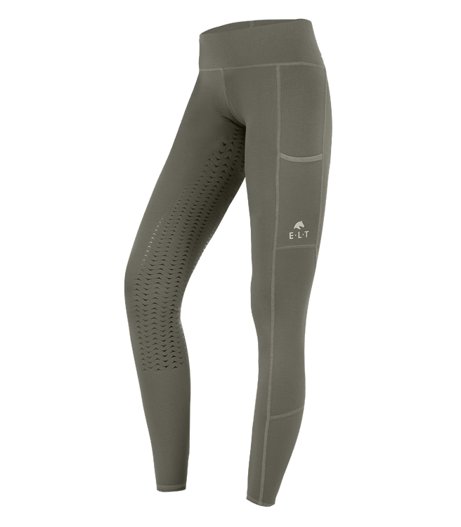 E.L.T Kinder Reitleggings Ella in Khaki