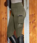 E.L.T Kinder Reitleggings Ella in Khaki