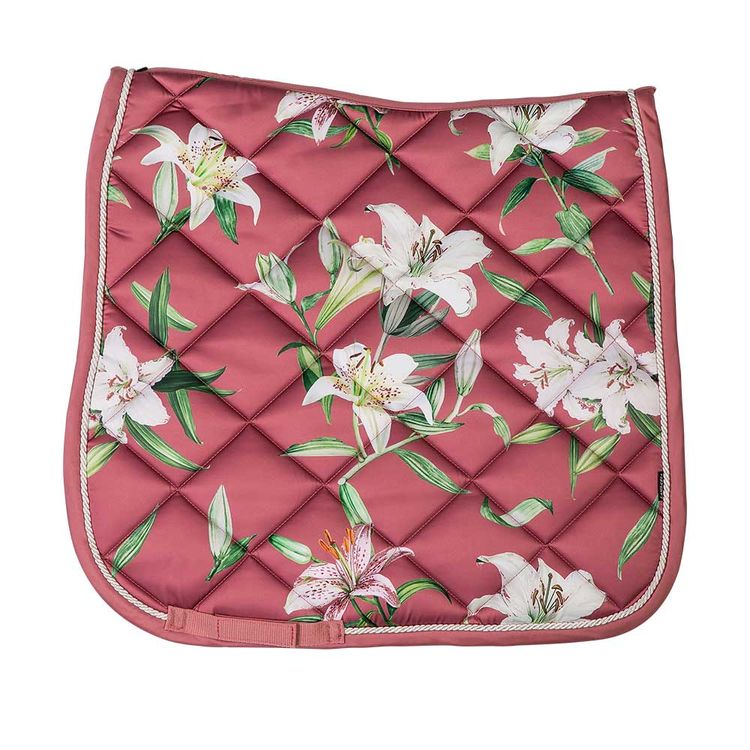 Lami-Cell Schabracke Florence in old pink floral, allover bedruckt