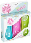MagicBrush 3er Bürstenset Rainbow