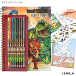 Dino World Malbuch mit Buntstiften