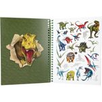 Dino World Malbuch mit Buntstiften