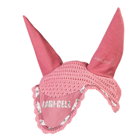Lami-Cell Fliegenhaube Florence in old pink floral, mit Schriftzug, Gr. Full