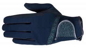 Pfiff PFIFF Reithandschuh 'Glamour' in blau