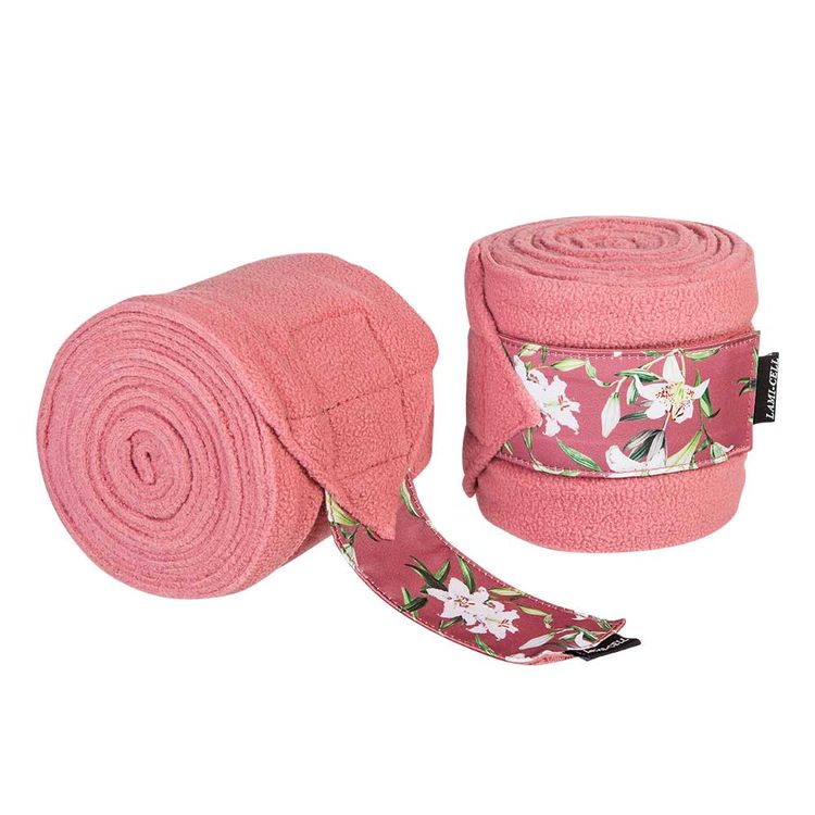 Lami-Cell 4er Set Polo Fleece Bandagen Florence in old pink