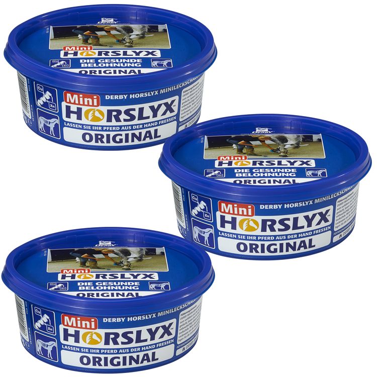 Derby Leckmasse Horslyx original - 3er Pack a 650g