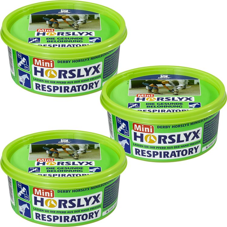 Derby Leckmasse Horslyx Respiratory- 3er Pack a 650g