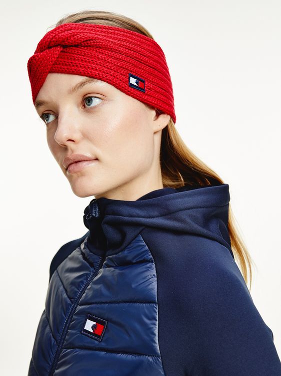 Tommy Hilfiger Stirnband Twist in Primary Red