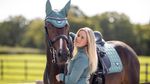 LeMieux Schabracke Loire Classic Satin Dressage Square in Sage